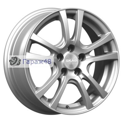 Skad Deli R15 / 6J PCD 4x100 ET 40 ЦО 60.1 Литые Серебристый